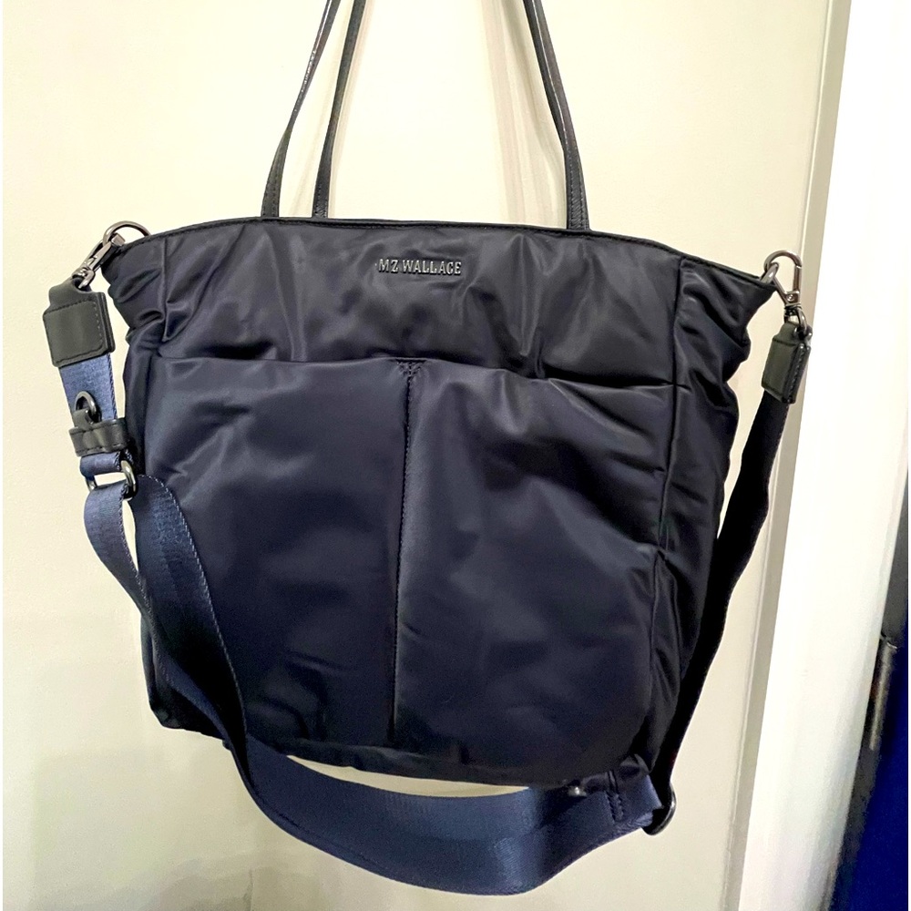 BNWT MZ Wallace Bowery Quattro Tote in Dawn (Dark Navy Blue)